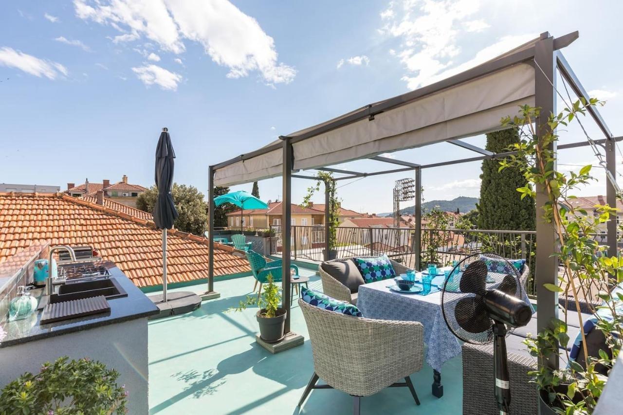 Villa Boutique Triple House w Garden RoofTerrace&BBQ à Split Extérieur photo